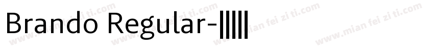 Brando Regular字体转换